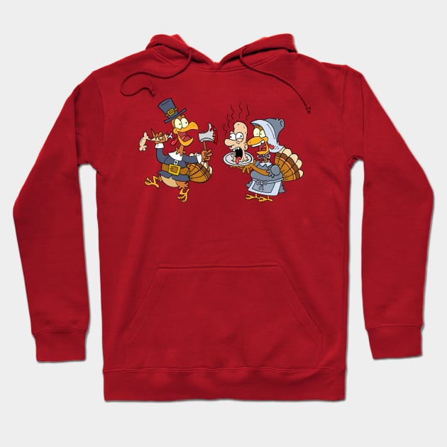 Thanksgiving comic Hoodie by Crockpot